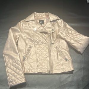 Rose Gold girls art class jacket size 7/8